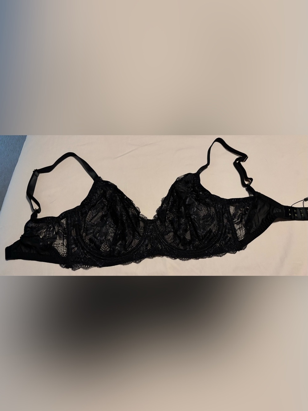 Paradiso Underwire Demi Bra by Cosabella in Black, Size 32G BNWT